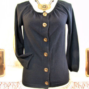 ANNE KLEIN 100% cashmere wool Sweater Black S